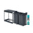 Kitchen Bin - Steel Frame - Ink Black - Built-in with Double Compartments and Smooth Pull-Out Design