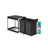 Pull-Out Kitchen Bin - Steel Frame with ABS Lid - Ink Black - Double Compartment for Recycling and Waste
