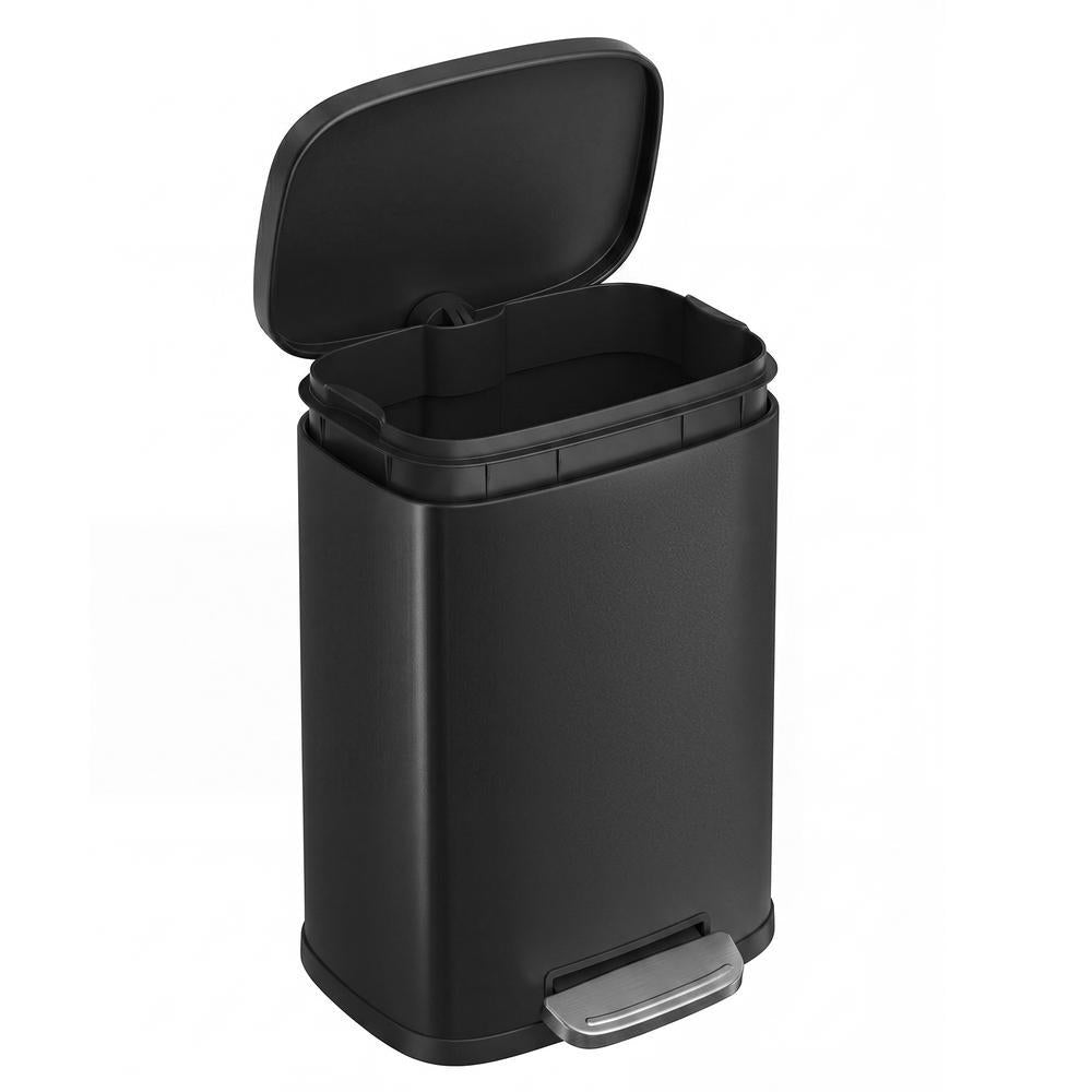 Kitchen Bin - With Pedal and Soft-Close Lid