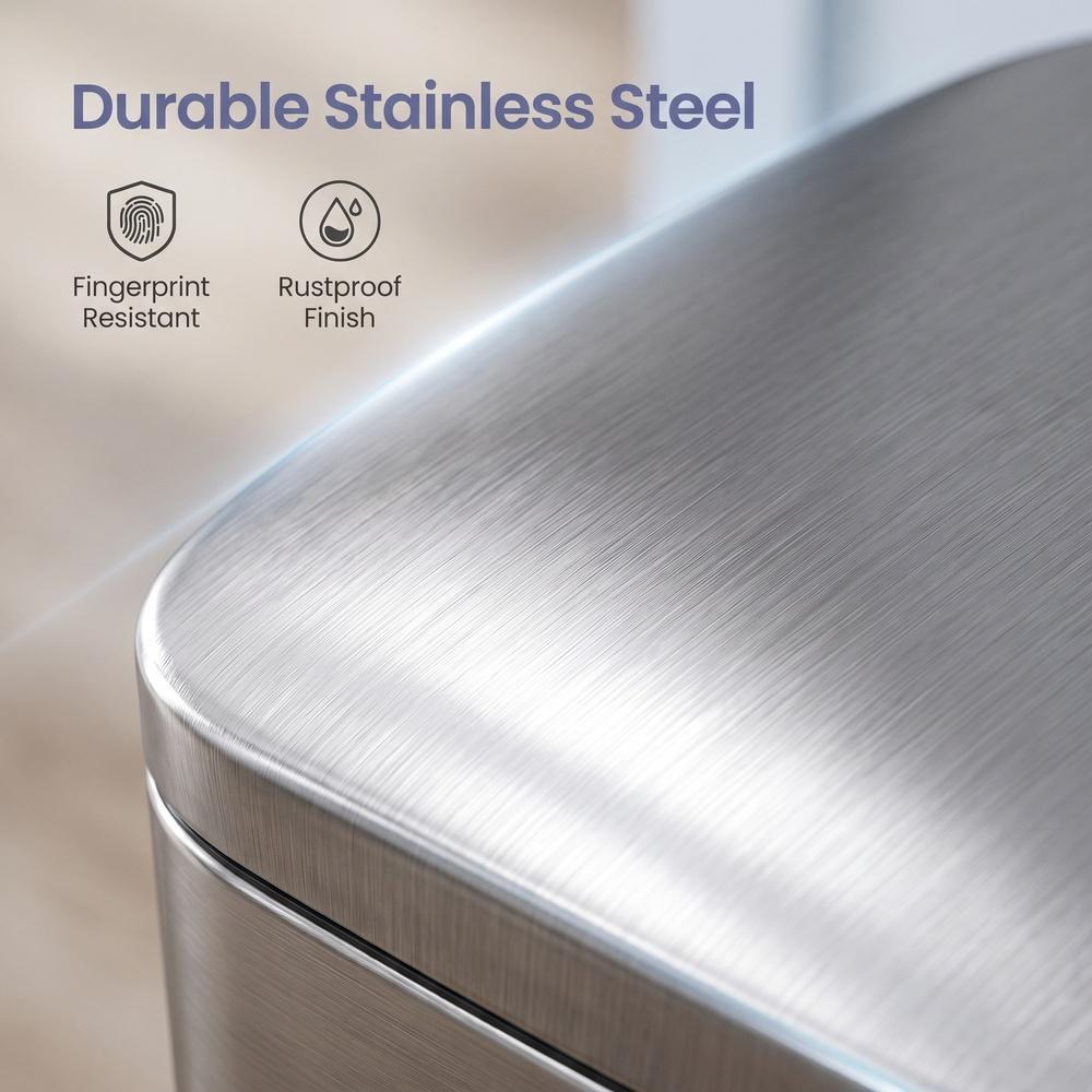Kitchen Bin - With Pedal and Soft-Close Lid