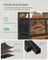 Chest of Drawers - 7 Spacious Drawers - Fabric - Rustic Brown