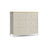 Storage Organiser Unit - Fabric - Rustic Brown and Black - 6 Drawers with Wooden Front and Top