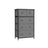 Fabric Storage Unit - Fabric - Grey and Black - 5 Drawers