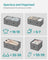 Fabric Storage Unit - Fabric - Grey and Black - 5 Drawers