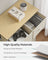 Fabric Storage Organiser Unit - Fabric - Rustic Brown and Black