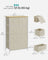 Fabric Storage Organiser Unit - Fabric - Rustic Brown and Black