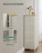 Fabric Storage Organiser Unit - Fabric - Rustic Brown and Black