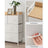 Chest of Drawers - Fabric - Grey and Black - 7 Drawers with Rustic Wood Grain Finish