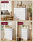 KAILYN Collection - Chest of Drawers for Bedroom - Wood and MDF - Snow White