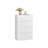 Chest of Drawers - Engineered Wood - Snow White - Sturdy Design for Everyday Use