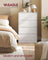Chest of Drawers - Engineered Wood - Snow White - Sturdy Design for Everyday Use
