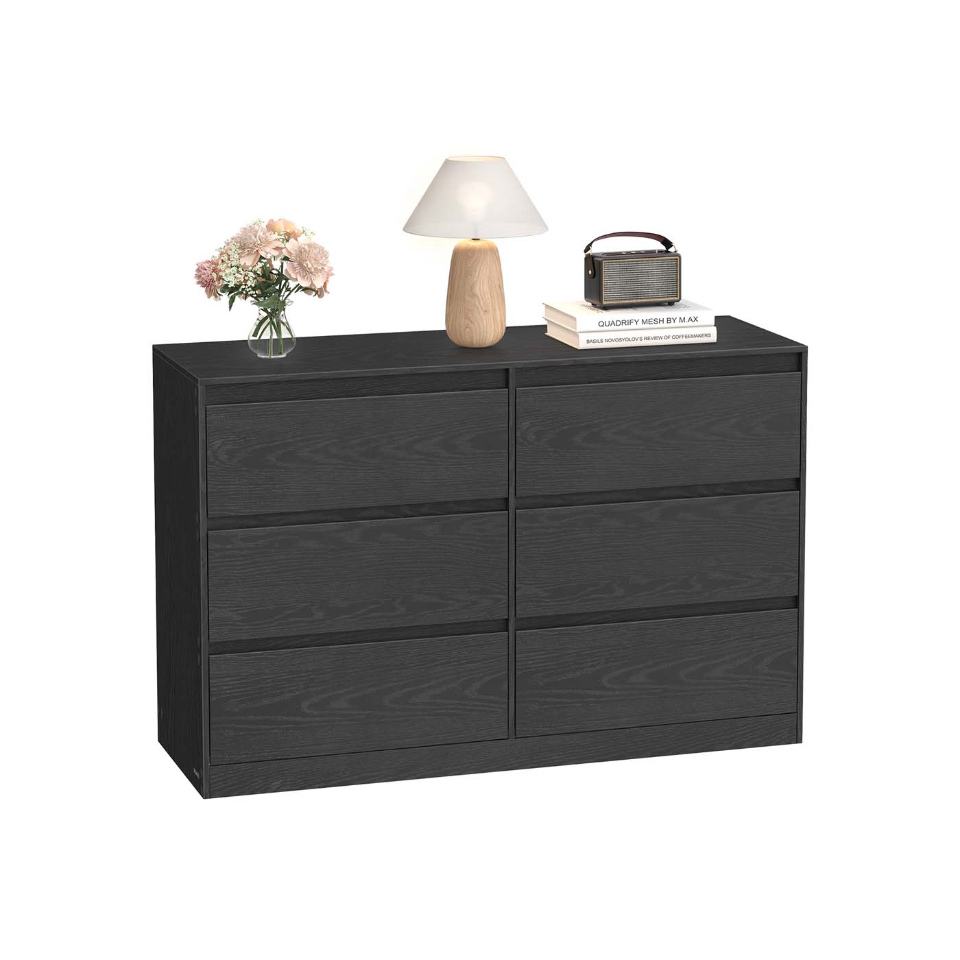 Chest of Drawers - Wood - Snow White - Six Drawer Storage Organizer