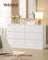 Chest of Drawers - Wood - Snow White - Six Drawer Storage Organizer