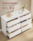 Chest of Drawers - Wood - Snow White - Six Drawer Storage Organizer