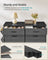 6-Drawer Dresser - Fabric - Charcoal Grey - Organizer with Side Pockets and Drawer Dividers