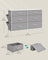 6-Drawer Dresser - Fabric - Cloud White - Includes Side Pockets and Drawer Dividers