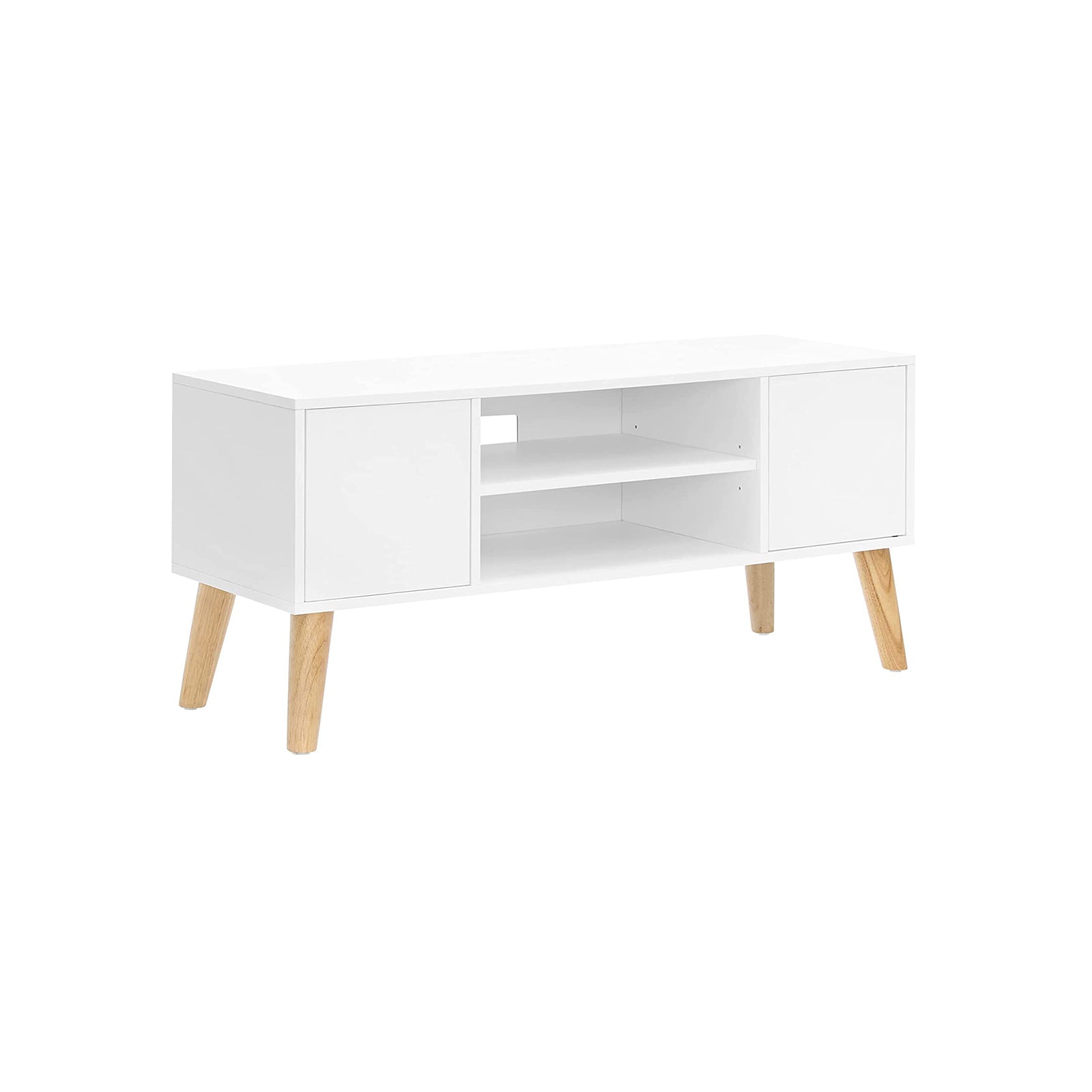 TV Stand - Wood - White and Natural