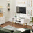 TV Stand - Wood - White and Natural