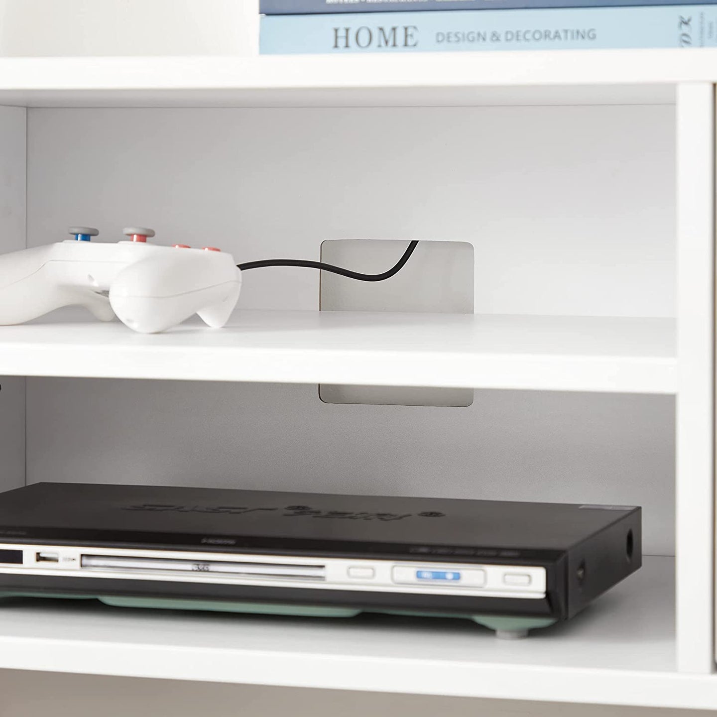 TV Stand - Wood - White and Natural