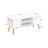 TV Stand - Wood - White and Natural