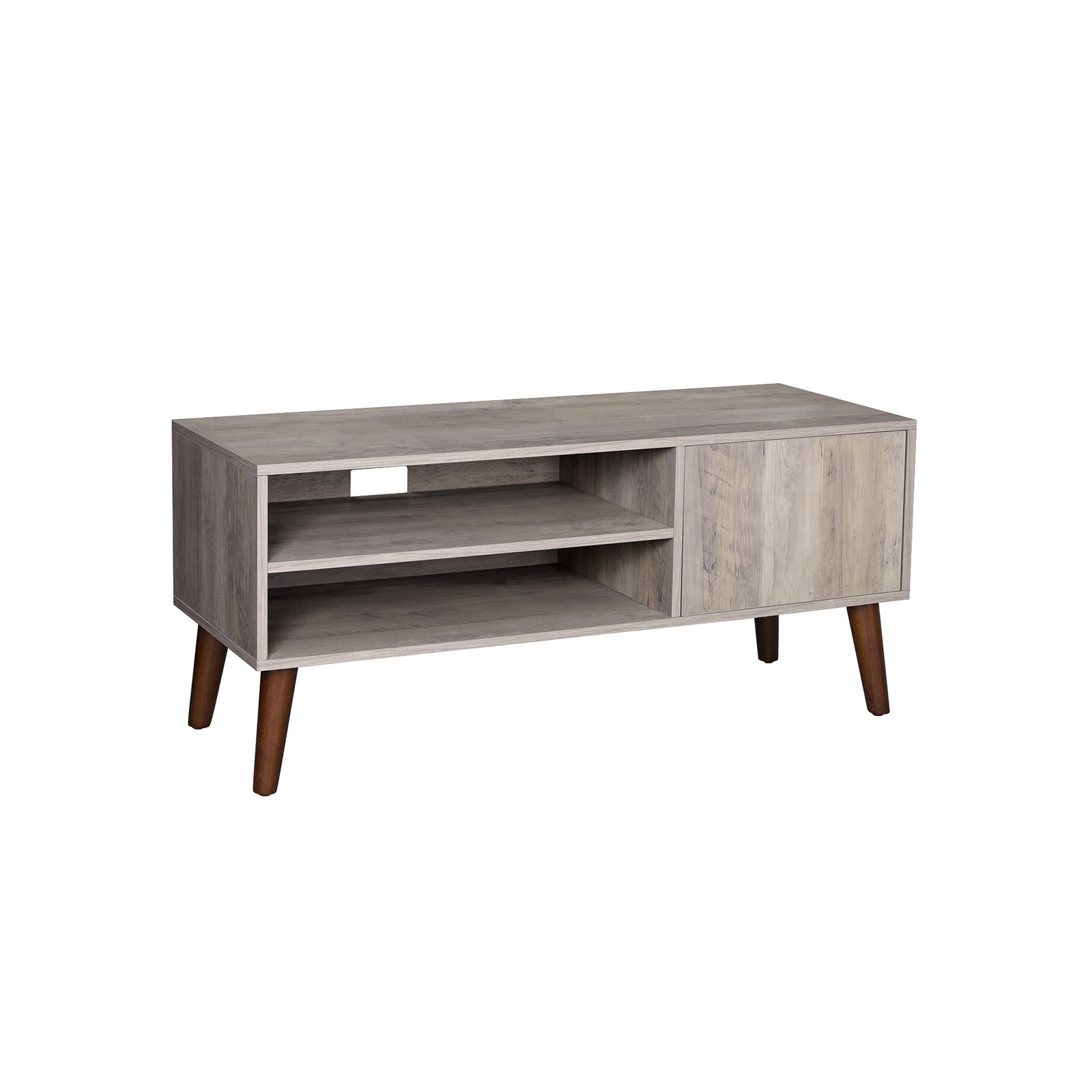 TV Stand - Wood - Gray