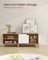 TV Cabinet - Wood - Straw Yellow - Adjustable Shelves