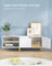 TV Stand - Wood - Rustic Brown - Adjustable Shelves