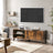 TV Cabinet - Engineered Wood - Rustic Brown - Suitable for TVs up to 60 Inches with Adjustable Shelves