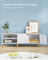 TV Cabinet - Engineered Wood - Rustic Brown - Adjustable Shelves