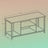 TV Stand - Engineered Wood - Rustic Brown - Open Shelves Design for Living Room