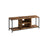 TV Stand - Engineered Wood - Rustic Brown - Open Shelves for TVs up to 65 Inches