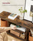 TV Stand - Engineered Wood - Rustic Brown - Open Shelves for TVs up to 65 Inches