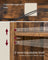 TV Stand - Engineered Wood - Rustic Brown - Open Shelves for TVs up to 65 Inches