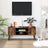 Retro TV Stand - Wood - Dark Brown