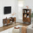 Retro TV Stand - Wood - Dark Brown