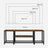 TV Stand - Wood - Rustic Brown and Black - Multi-Tier Design with Open Storage Shelves