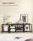 3-Tier TV Cabinet - Wood - Open Shelves for TVs up to 75 Inches