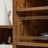 TV Stand - Engineered Wood - Rustic Brown - Adjustable Shelves with 7 Open Compartments