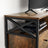 Industrial Brown TV Stand - Wood and Steel - Rustic Brown