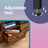 Media Console Table - Steel - Rustic Brown and Black - 2 Drawers and Storage Shelves