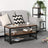 TV Stand - Wood - Rustic Brown
