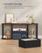 TV Stand - Wood - Natural Walnut - Toolless Assembly for TVs up to 50 Inches
