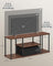 TV Stand - Wood - Natural Walnut - Toolless Assembly for TVs up to 50 Inches