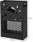 Umbrella Stand - Metal - Black - Rectangular with Removable Drip Tray and 4 Hooks