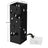 Umbrella Stand - Metal - Black - Includes Drip Tray and Hooks