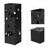 Umbrella Stand - Metal - Black - Includes Drip Tray and Hooks