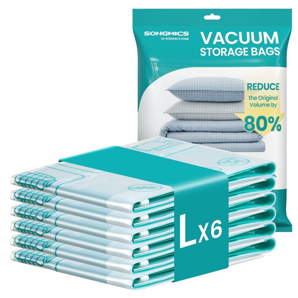 Vacuum Seal Suction Bags for Clothes Bedding Travel - PA Plastic and PE Plastic - Transparent
