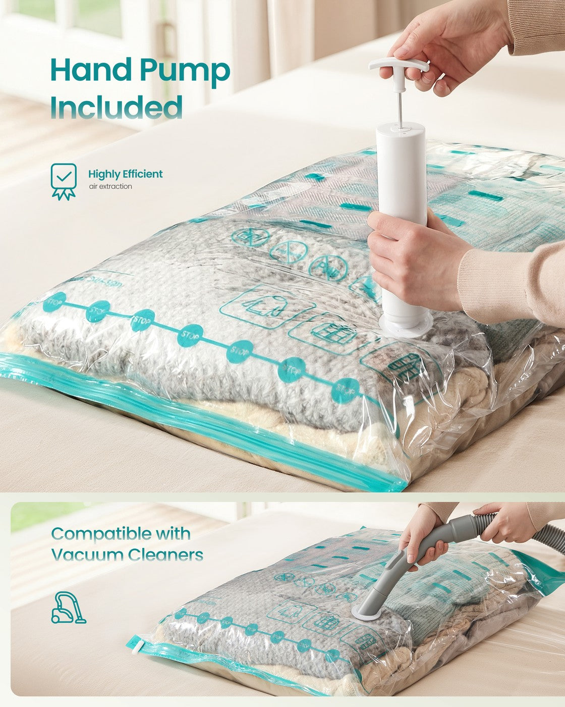 Vacuum Bags - PA Plastic and PE Plastic - Transparent