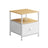 Nightstand - Oak - Beige and Cloud White