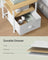 Nightstand - Oak - Beige and Cloud White